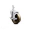 Service Caster 4 Inch High Temp Phenolic Wheel Swivel 3/4 Inch Square Stem Caster with Brake SCC-SQ20S414-PHSHT-TLB-34 - alternate 3